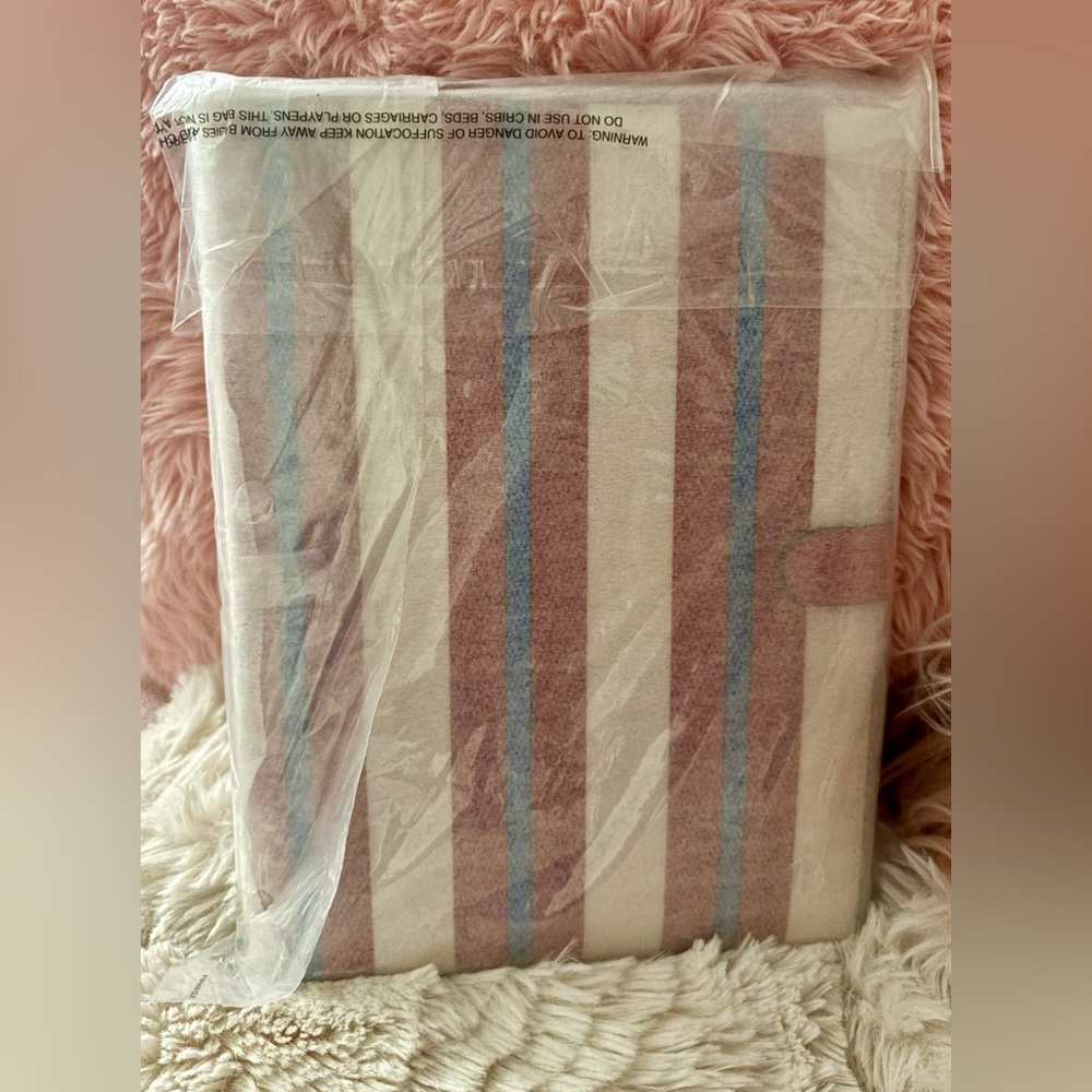 NEW Coach Coated Canvas Chalk Multi Stripe Notebook Journal Diary Agenda - Picture 10 of 15